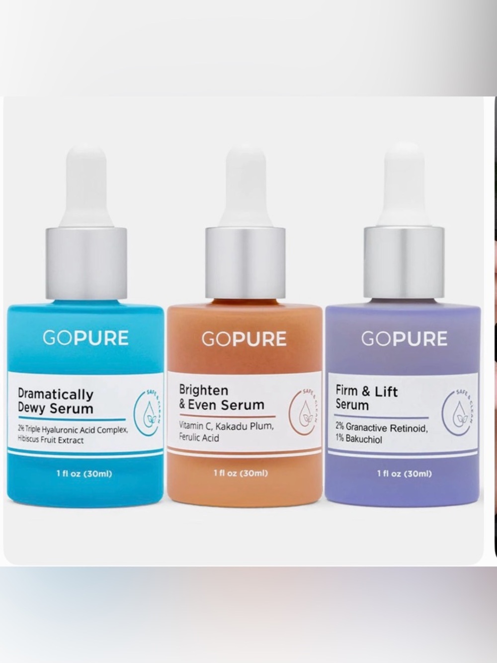 Triple Serums from GoPure